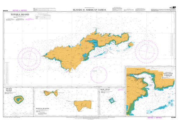 Chart Islands in American Samoa